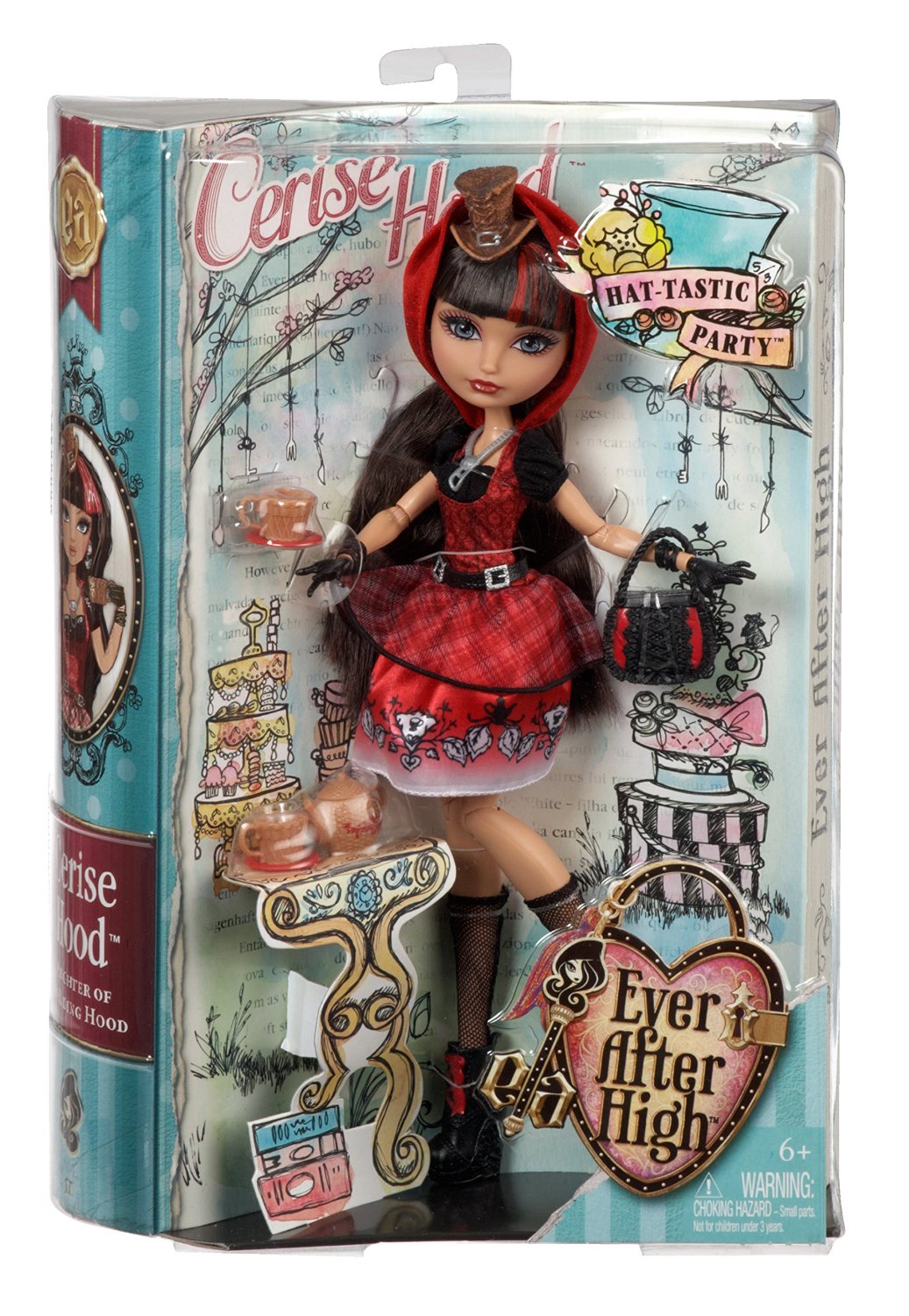 Công chúa hậu duệ cô bé quàng khăn đỏ đi dã ngoại - Ever After High Hat-Tastic Cerise Hood Doll