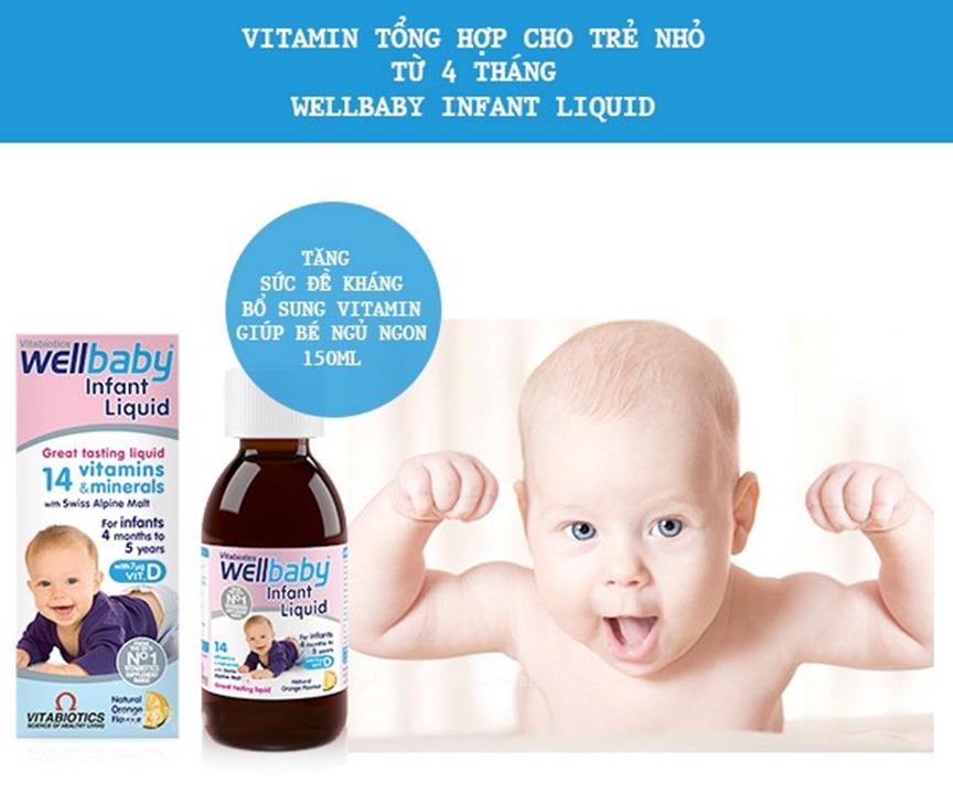 Vitamin cho bé Wellkid Baby & Infant 