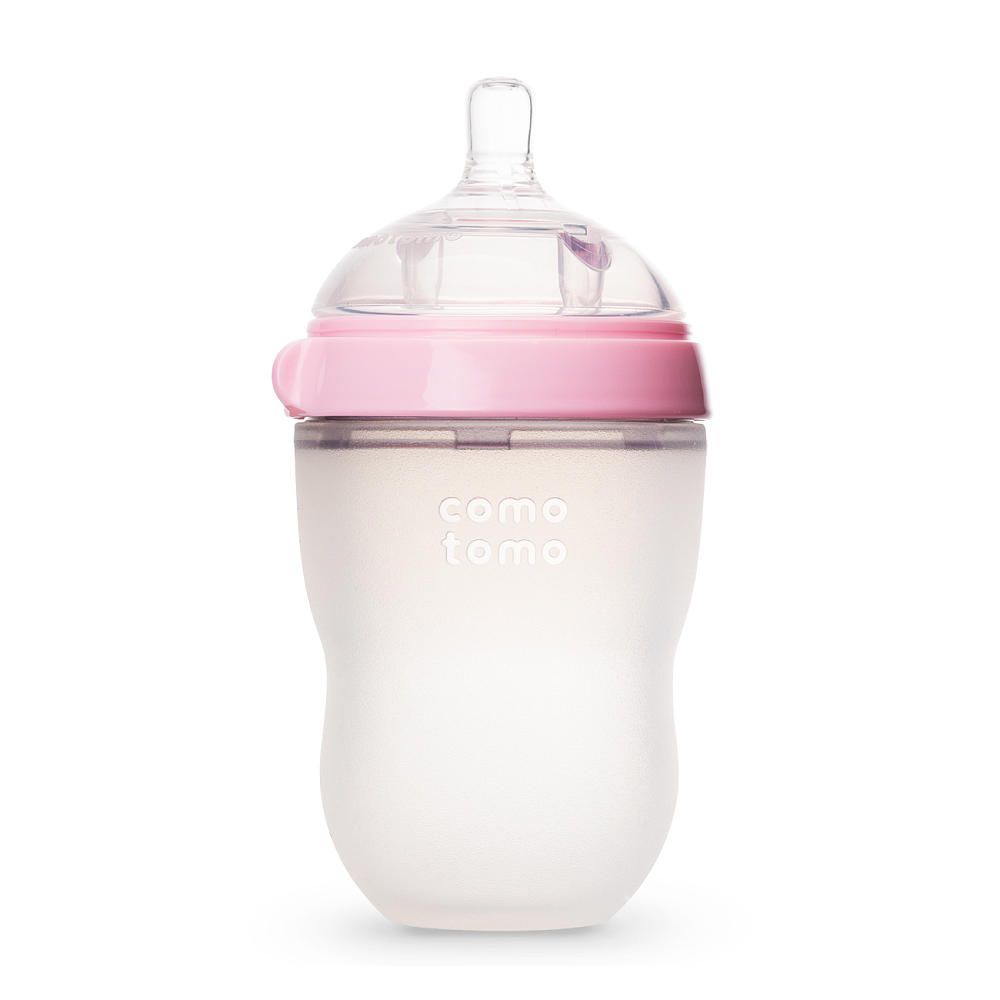 Bình Sữa Comotomo Silicone Baby Bottle - Pink 250ml