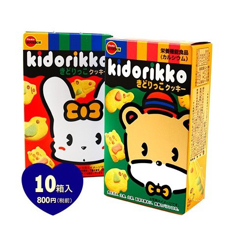 Bánh quy ăn dặm hình thú Kidorikko Nhật cho bé từ 6 tháng