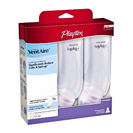 Bình sữa cổ thường Playtex 3 Pack VentAire Standard Bottles 270ml