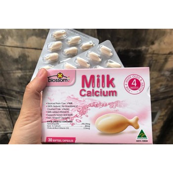 Blossom Milk Calcium 30 viên – Sữa Canxi Úc cho bé từ 4 tuần tuổi
