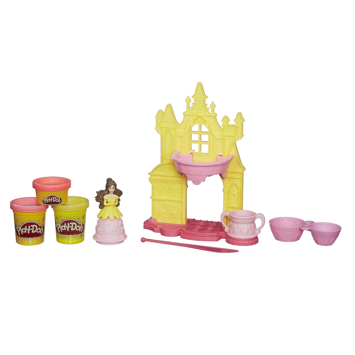 Bộ bột nặn Play-Doh Disney Princess Belle's Blooming Castle