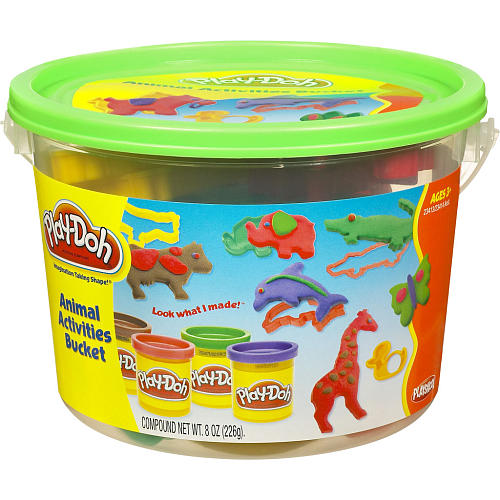 Bộ bột nặn tạo hình các con thú Play-Doh Mini Animal Bucket