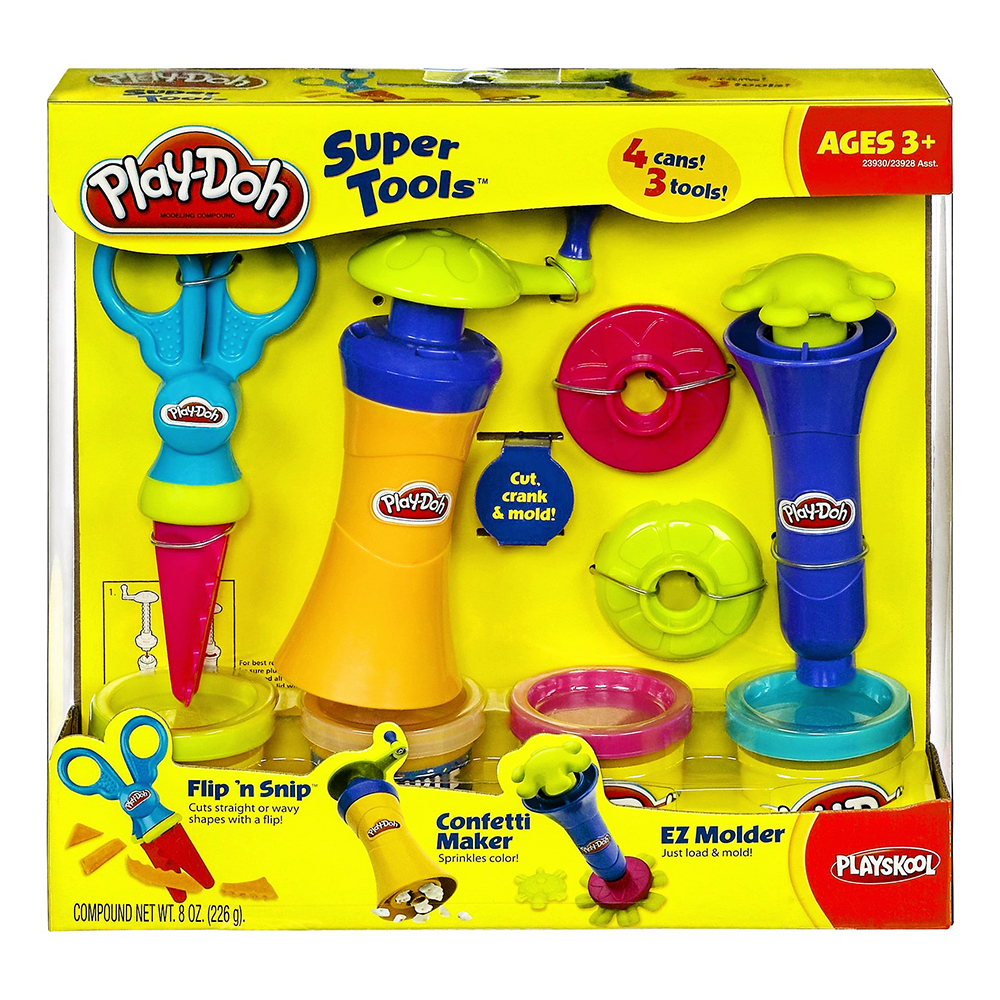Bộ đồ chơi máy tạo kim tuyến, máy tạo khuôn, dao cắt tỉa Play-Doh
