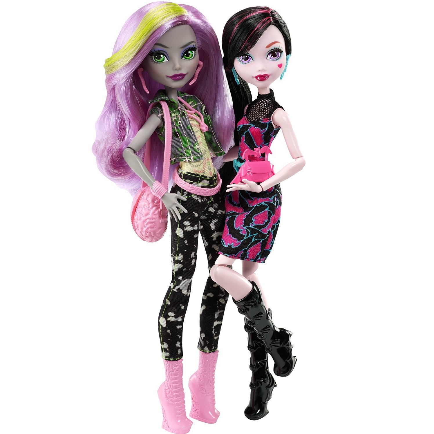 Bộ đôi búp bê quái vật khổng lồ - Búp bê PK - Monster High Welcome to Monster High Monstrous Rivals 2-Pk Dolls