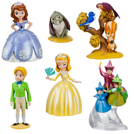 Bộ sưu tập độc quyền búp bê Sofia Disney Sofia the First Exclusive 6 Piece PVC Figurine Set
