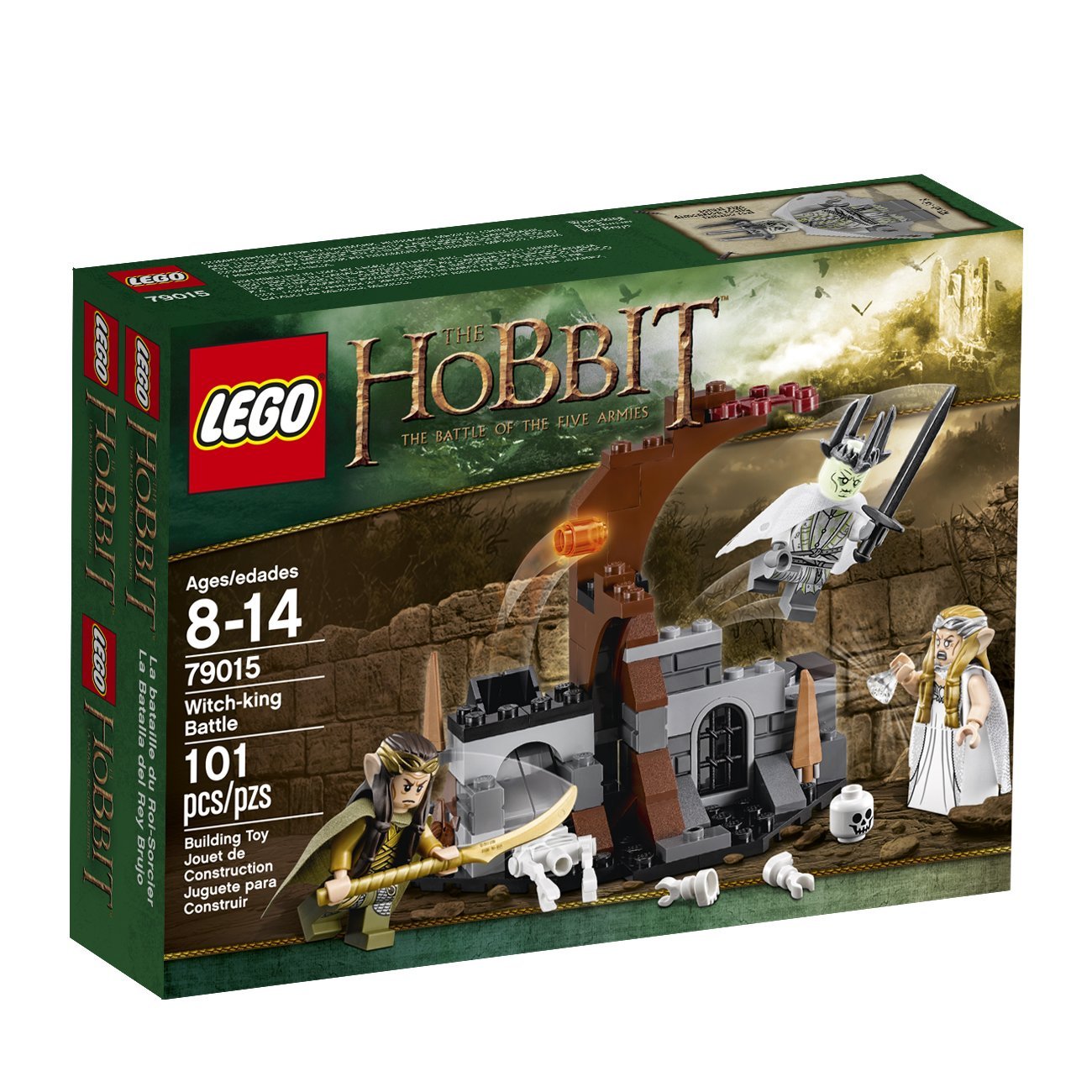 Bộ xếp hình lego chiến đấu với quỷ Hobbit 79015