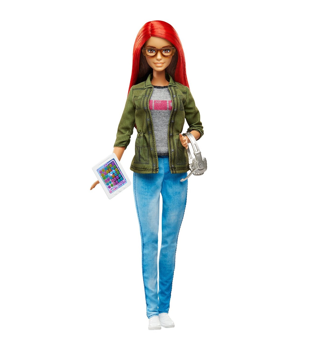 Búp bê Barbie trong vai chuyên viên phần mềm Careers Game Developer Doll