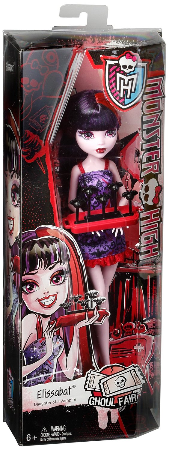 Búp bê ma cà rồng hội chợ - Monster High Ghoul Fair Elissabat Doll