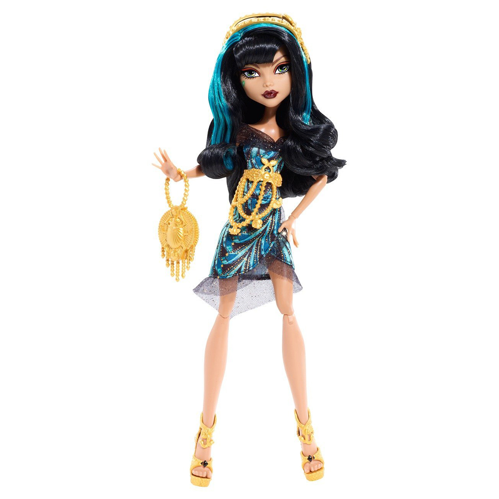 Búp bê Monster High Frights, Camera, Action! Black Carpet Cleo de Nile Doll