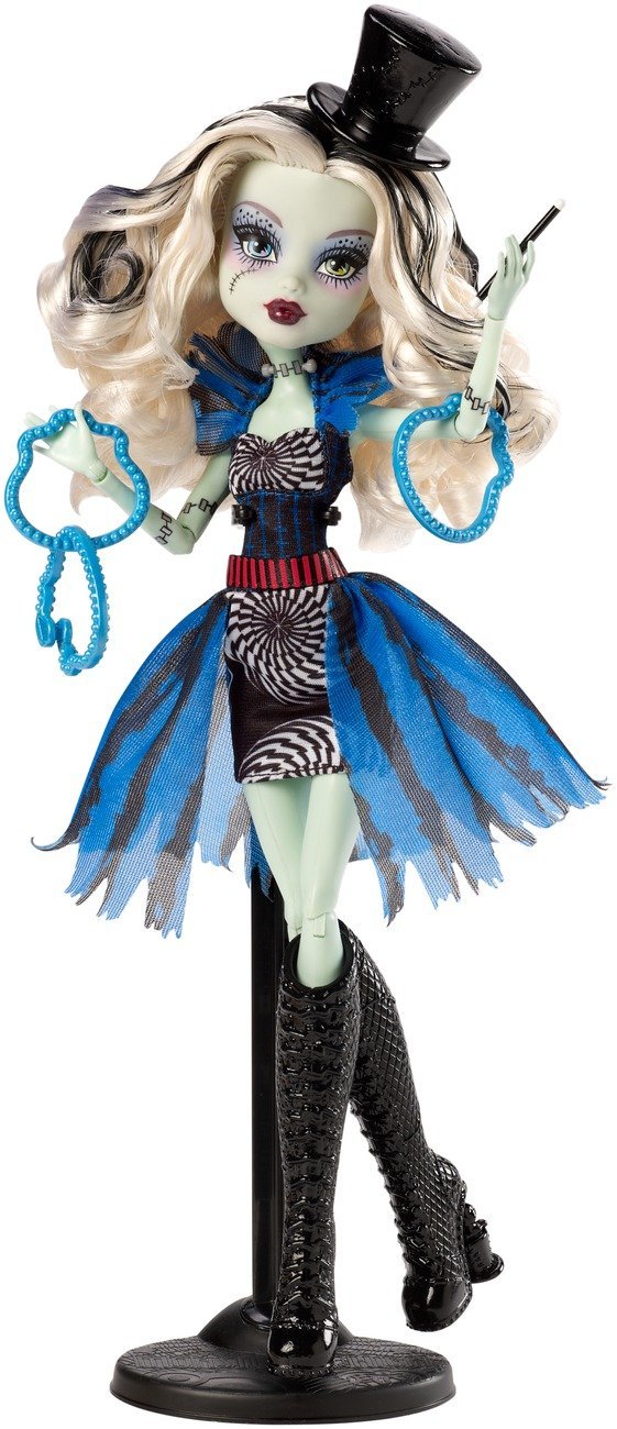 Búp bê quái vật trong bữa tiệc ảo thuật Monster High Freak du Chic Frankie Stein Doll