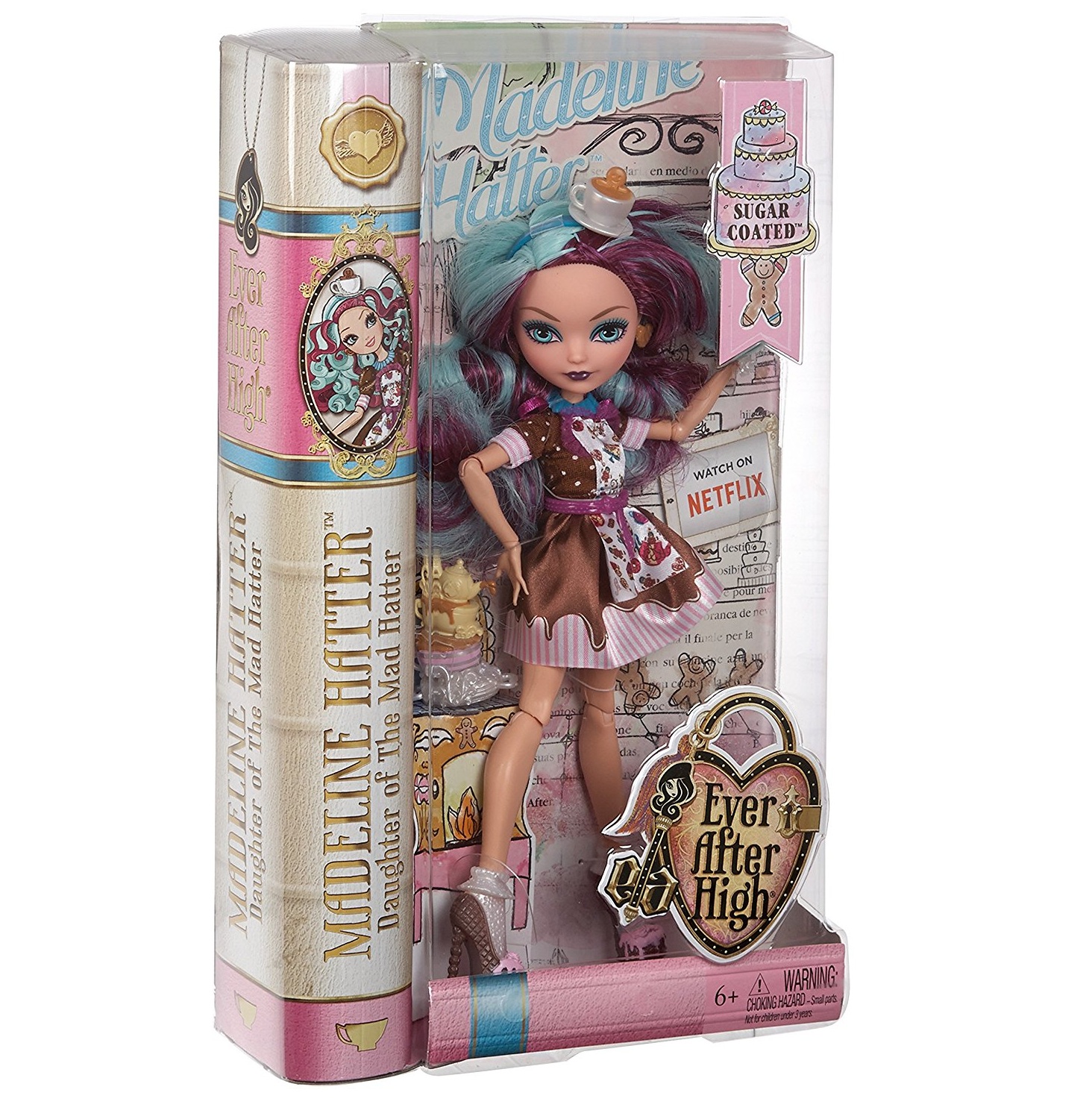 Công chúa hậu duệ Madeline trong chiếc tạp dề Ever After High Sugar Coated Madeline Hatter Doll