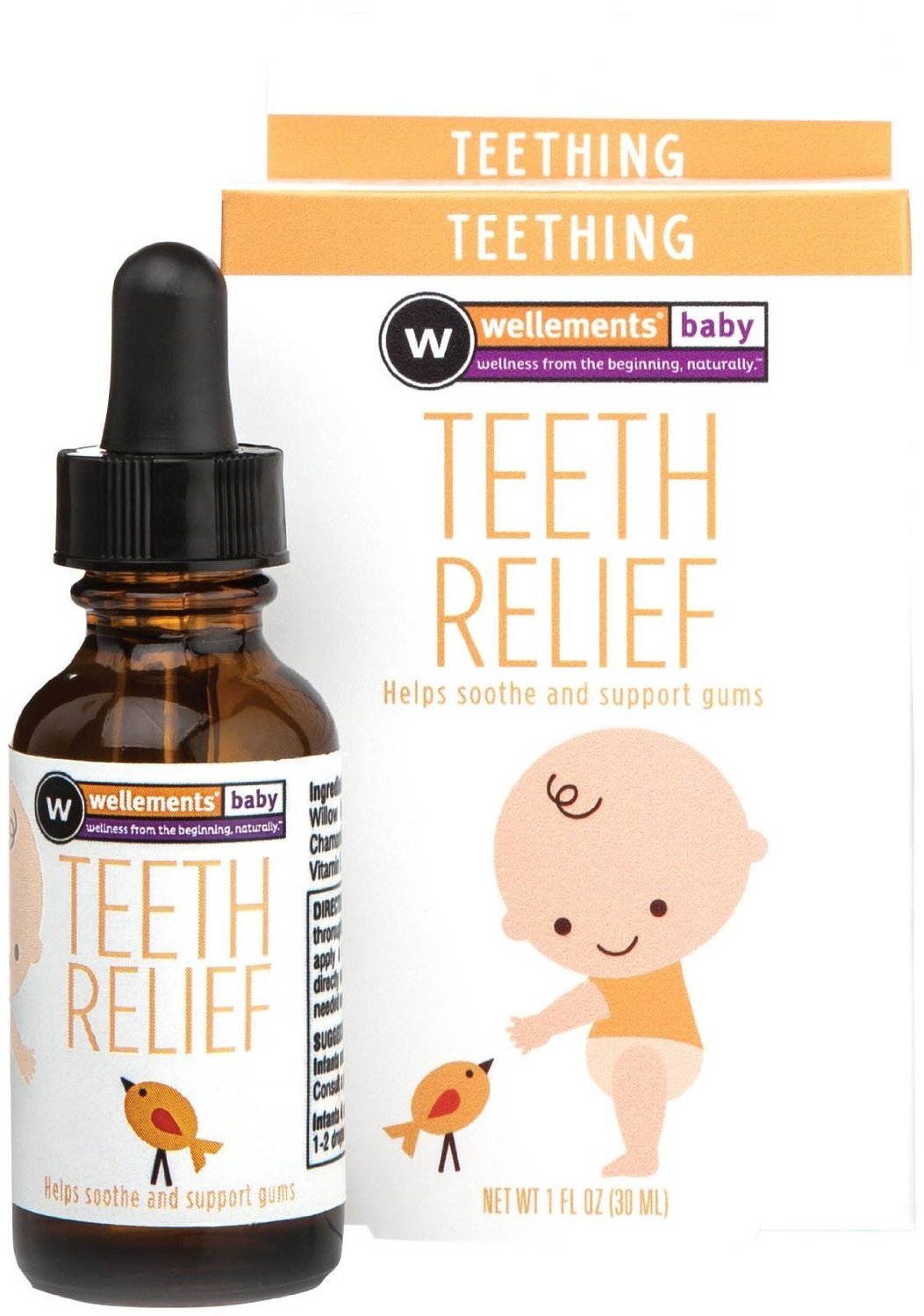 Dung dịch mọc răng dịu nhẹ Wellements Teeth Relief