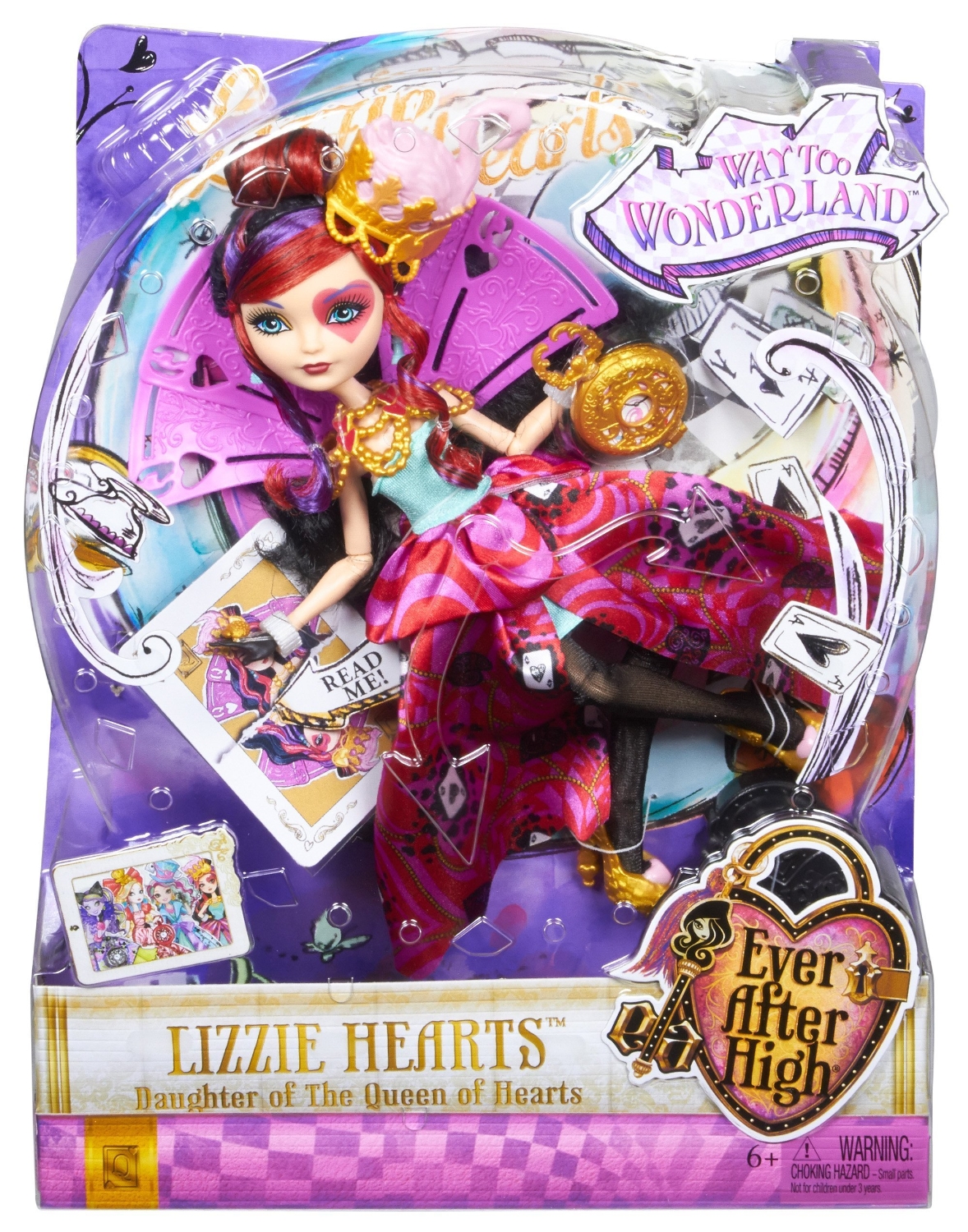 Công chúa trái tim Ever After High Way Too Wonderland Lizzie Hearts Doll