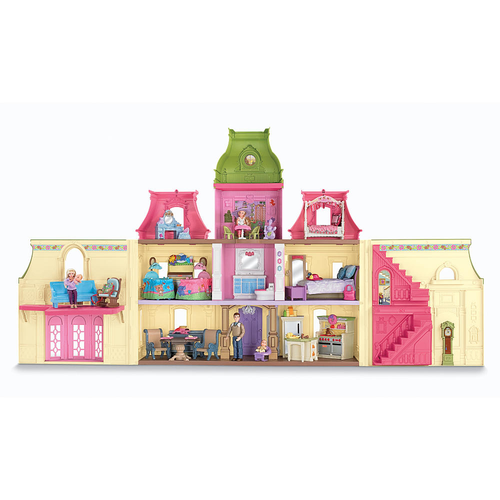 Bộ đồ chơi búp bê Fisher-Price Loving Family Dream Dollhouse Mega Set