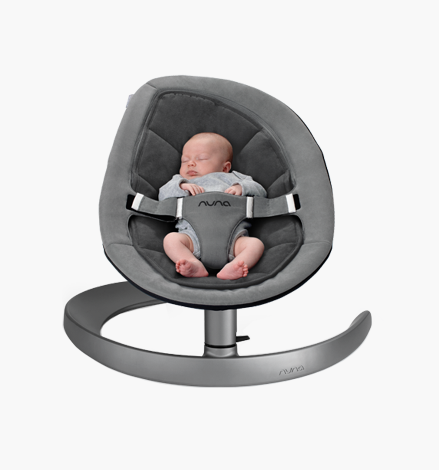 Ghế ru em bé Nuna LEAF Curv Baby Seat Cinder