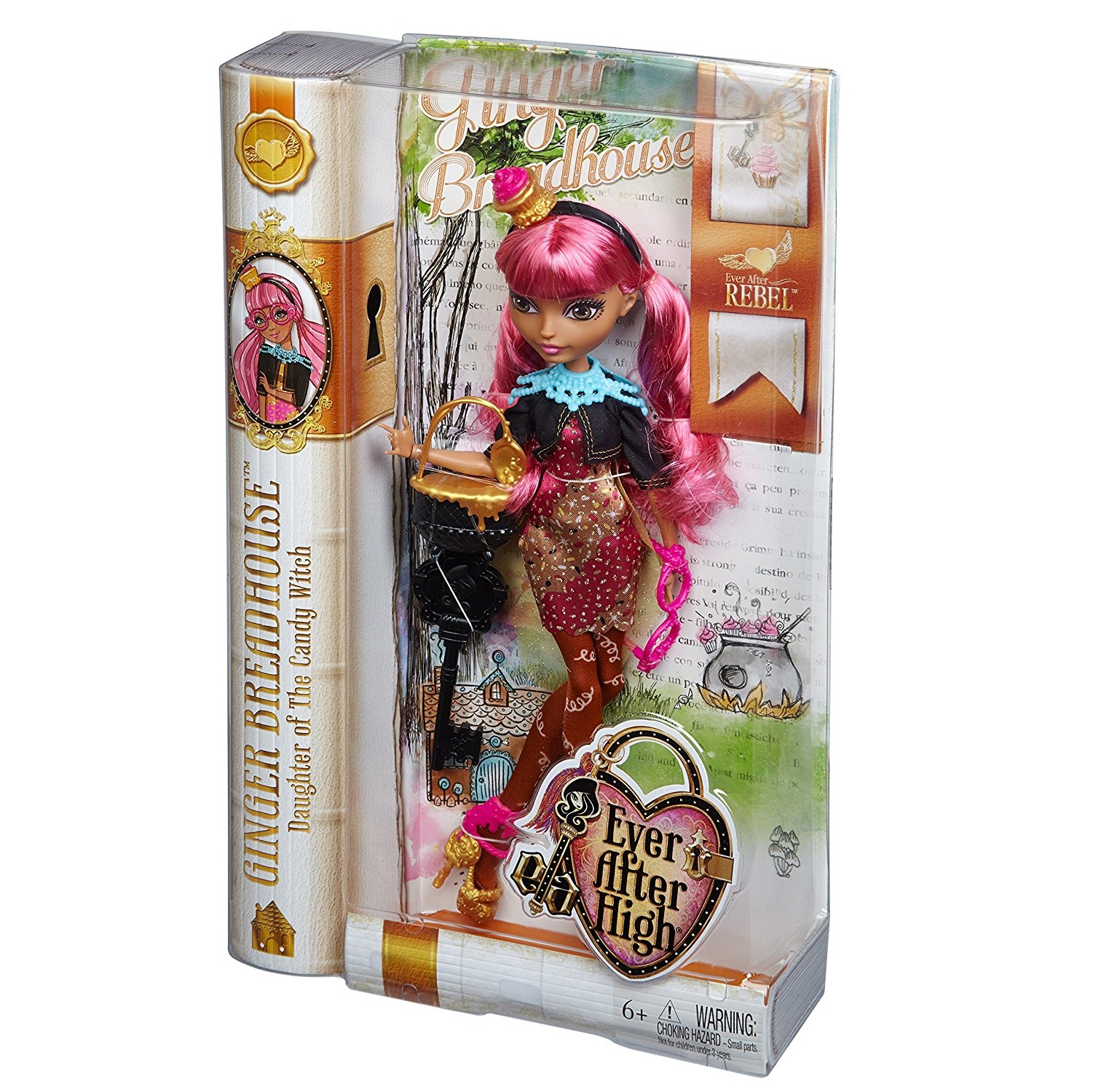 Ginger Breadhouse - búp bê con gái của phù thủy kẹo Ever After High Ginger Breadhouse Doll