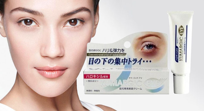 Kem trị thâm quầng mắt Cream Kumargic Eye 20g từ Nhật Bản