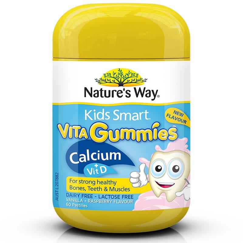 Kẹo dẻo Vita Gummies bổ sung Canxi và Vitamin D cho trẻ (60 viên).
