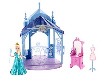 Lâu đài băng giá của Elsa Disney Frozen MagiClip Flip 'N Switch Castle and Elsa Doll