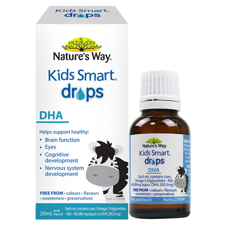 Nature’s Way Kids Smart Drops DHA – Phát triển trí não của trẻ