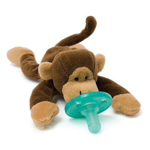 Núm vú ngậm hình chú Khỉ Wubbanub Infant Plush Toy Pacifier – Monkey
