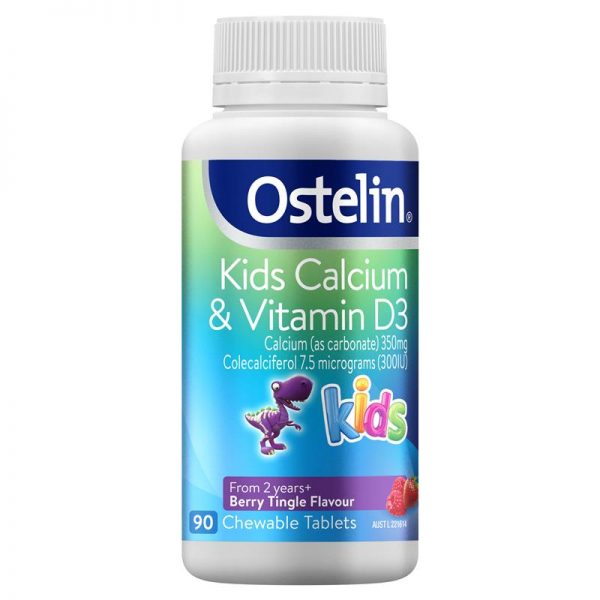 Ostelin Calcium and Vitamin D - bổ sung Canxi và Vitamin D cho bé - 90 viên