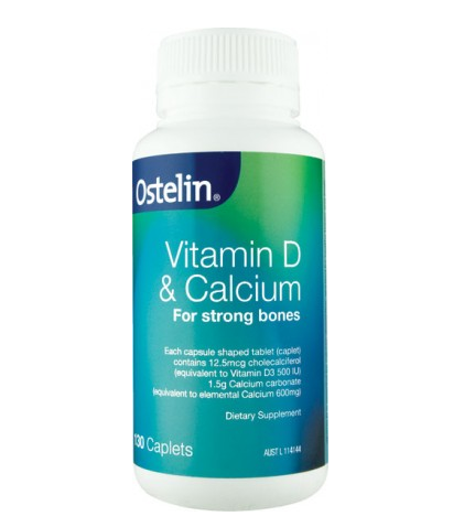 Ostelin Vitamin D & Calcium 130v bổ sung canxi cho cơ thể