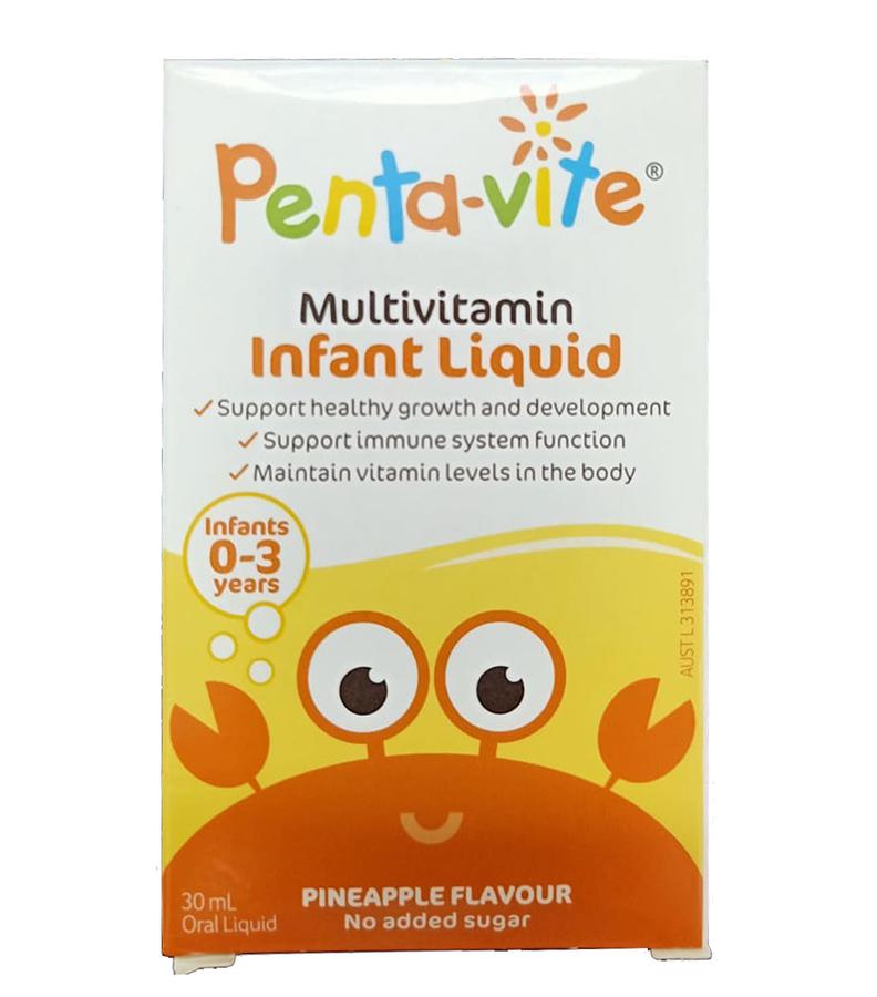 Siro Pentavite Multi-Vitamin cho trẻ từ 0 đến 3 tuổi (vị dứa)