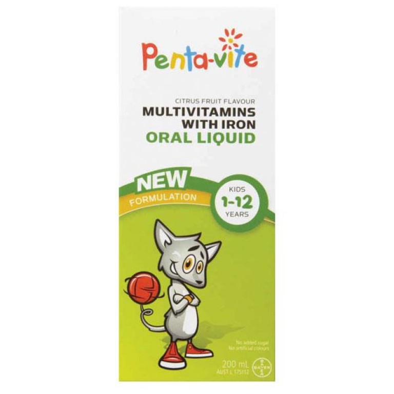 Siro Pentavite Multi Vitamin cho trẻ từ 1 đến 12 tuổi