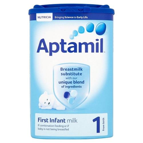Sữa Aptamil Anh số 1 900g cho trẻ từ 0 đến 6 tháng.