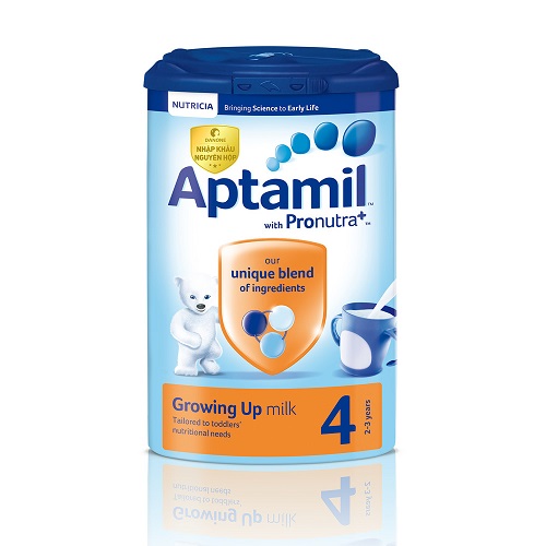 Sữa Aptamil Anh số 4 900g cho trẻ từ 2 đến 3 tuổi.