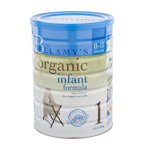 Sữa Bellamy's Organic Infant Formula Số 1- Cho bé từ 0-12 tháng 900g