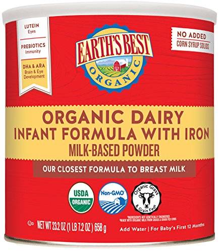 Sữa bột Lifes Earth’s Best Organic Infant Formula With Iron USA