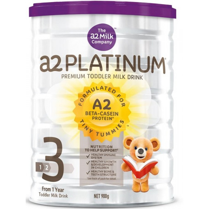Sữa cao cấp A2 Platinum Premium Follow - On Formula số 3 Úc (900g) cho trẻ từ  1 tuổi trở lên