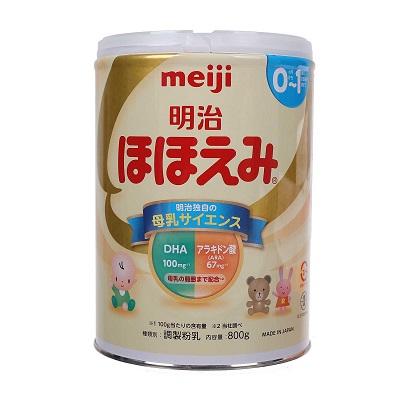Sữa Meiji  số 0 800 gram dành cho trẻ từ 0-1 tuổi
