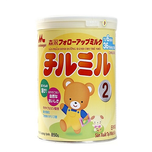 Sữa Morinaga Chilmil số 2 850g dành cho trẻ từ 6-36 tháng tuổi