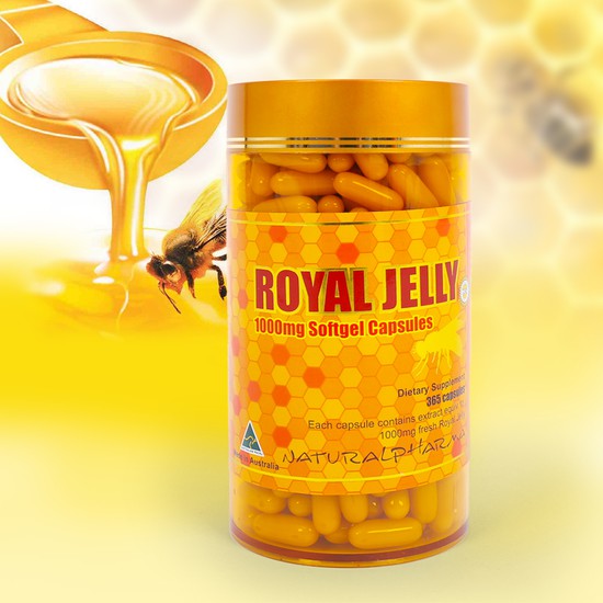 Sữa ong chúa royal jelly 1000mg 365 viên chính hãng từ Úc
