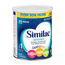 Sữa Similac Advance Optigro miễn dịch cho bé từ 0-12 tháng