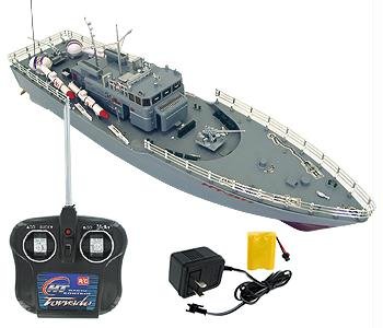 Tàu tên lửa RC Missile Warship Radio Remote Control HT-2877 RTR Ship Battleship Cruiser
