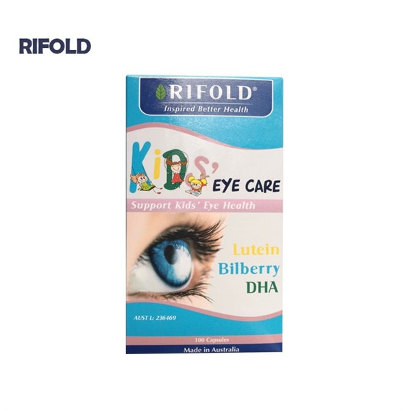 Thuốc bổ mắt Kid Eye Care Rifold Úc 4 tuổi +.