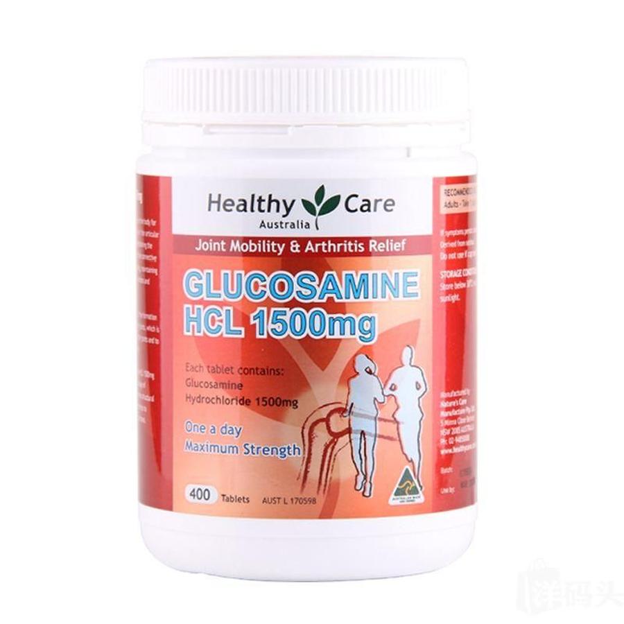Viên uống bổ khớp Glucosamine HCL 1500mg Healthy care 400 viên.