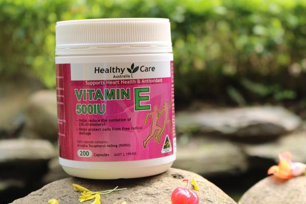 Viên uống bổ sung vitamin E Healthy Care 500IU (200 viên)
