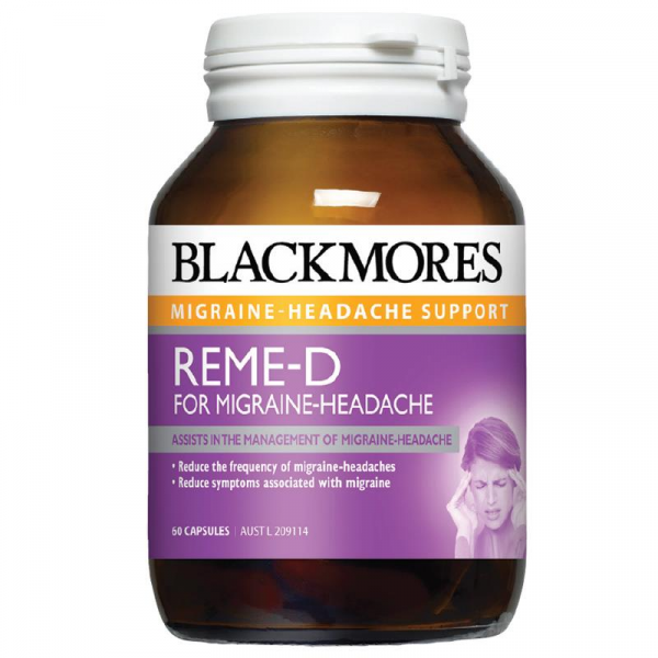 Viên uống hõ trợ điều trị rối loạn tiền đình Blackmores Reme – D hộp 60 viên của Úc