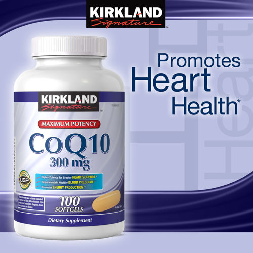 Viên uống hỗ trợ tim mạch Kirkland CoQ10 300mg