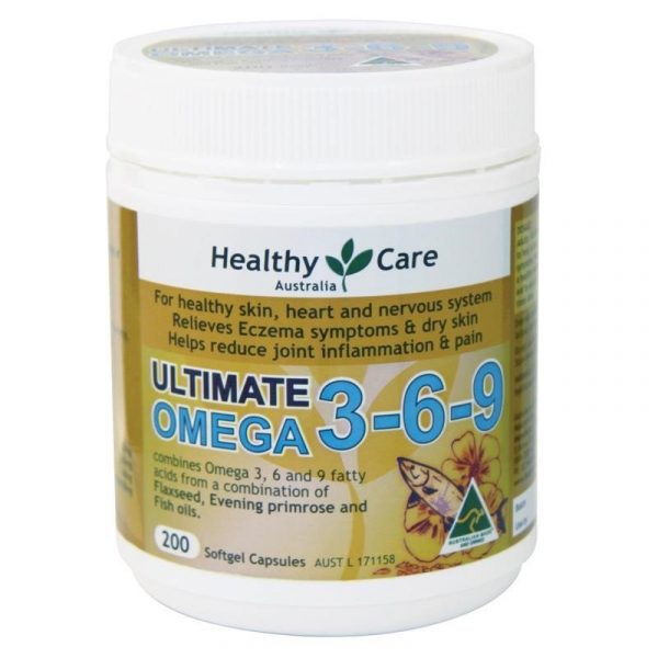 Viên uống Omega 3 6 9 Healthy Care Ultimate Của Úc (200 Viên)