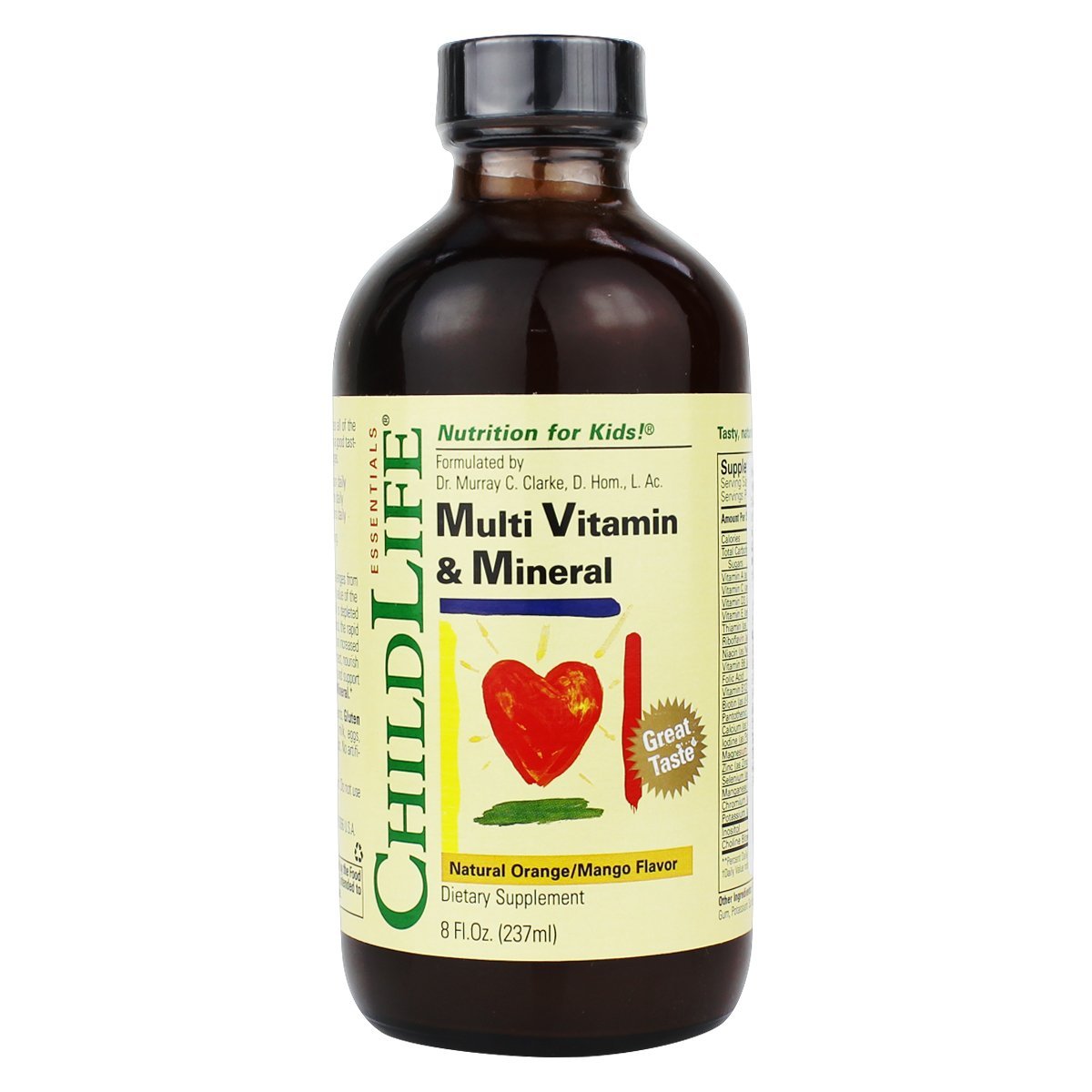 Vitamin, khoáng chất tổng hợp cho bé ChildLife (Multi Vitamin & Mineral, 237ml)