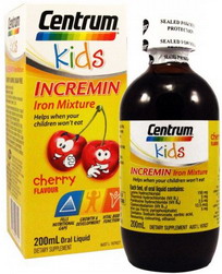 Vitamin Centrum Kids Incremnin (200ml) - Giải pháp cho bé biếng ăn.
