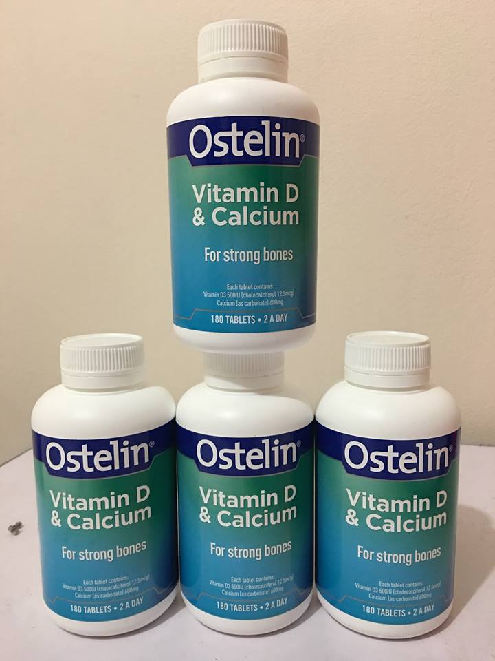 Vitamin D & Calcium Ostelin 180 viên